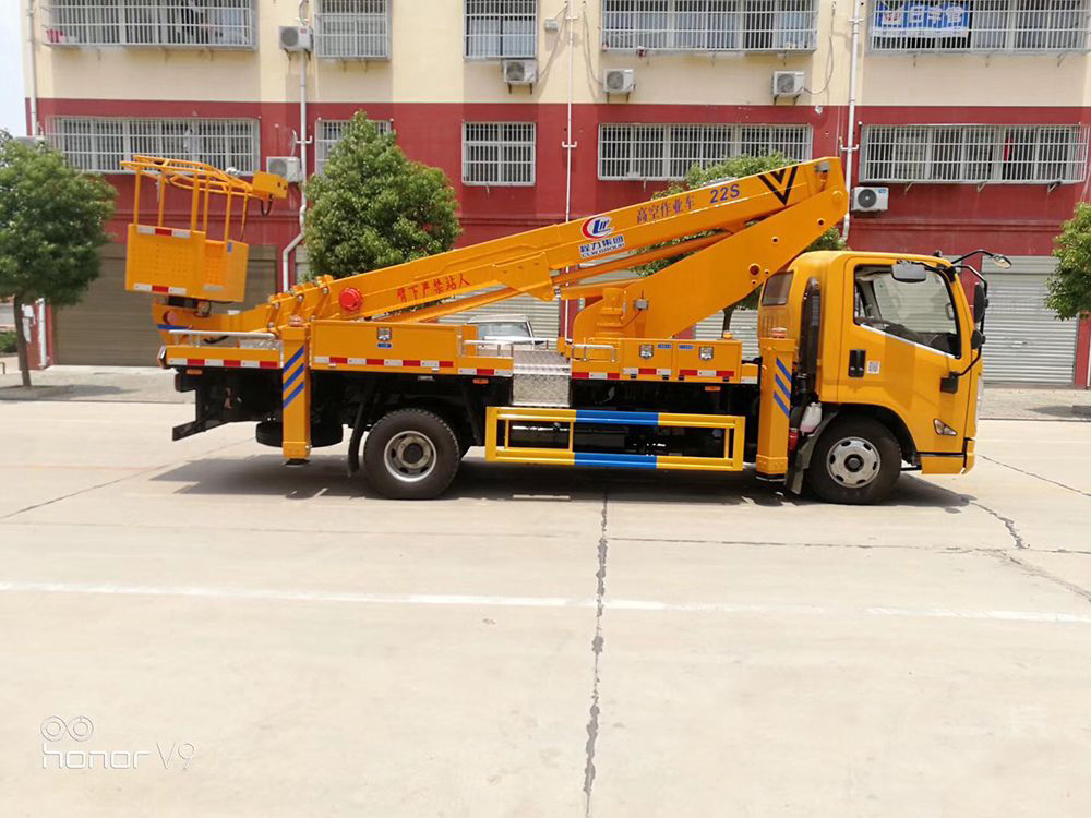 國六·江鈴單排12-22米伸縮臂高空車