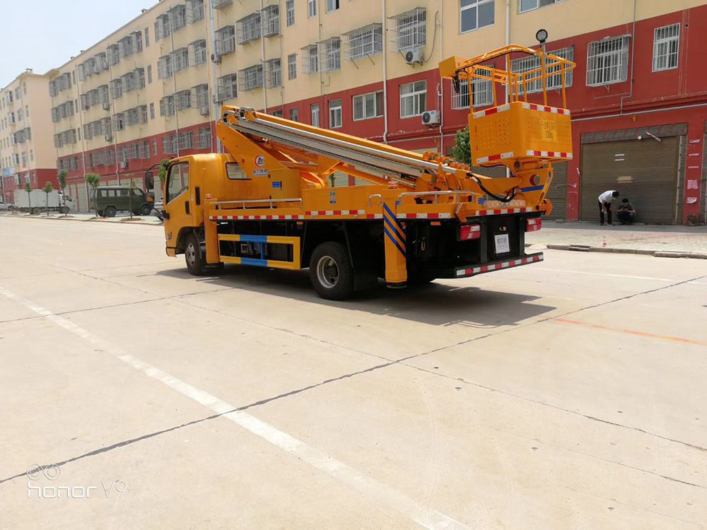國六·江鈴單排12-22米伸縮臂高空車