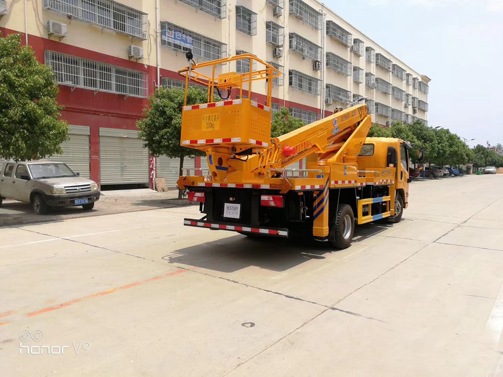 國六·江鈴單排12-22米伸縮臂高空車