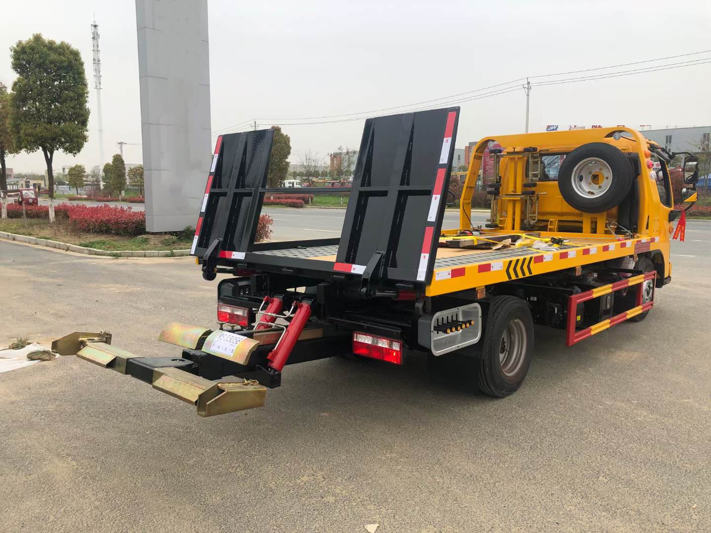 江淮V5藍牌清障車