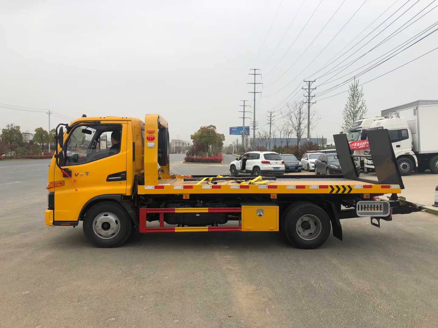 江淮V5藍牌清障車