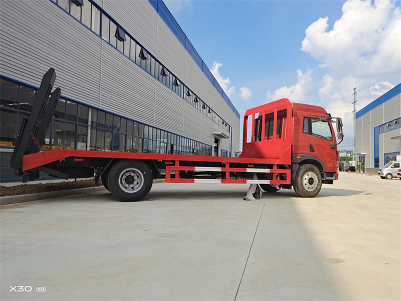 解放龍V單橋平板車