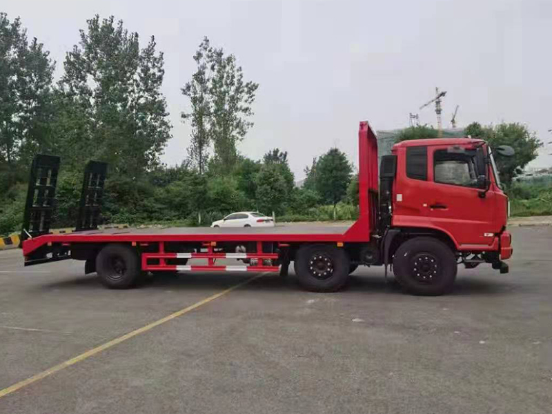 天錦小三軸平板車