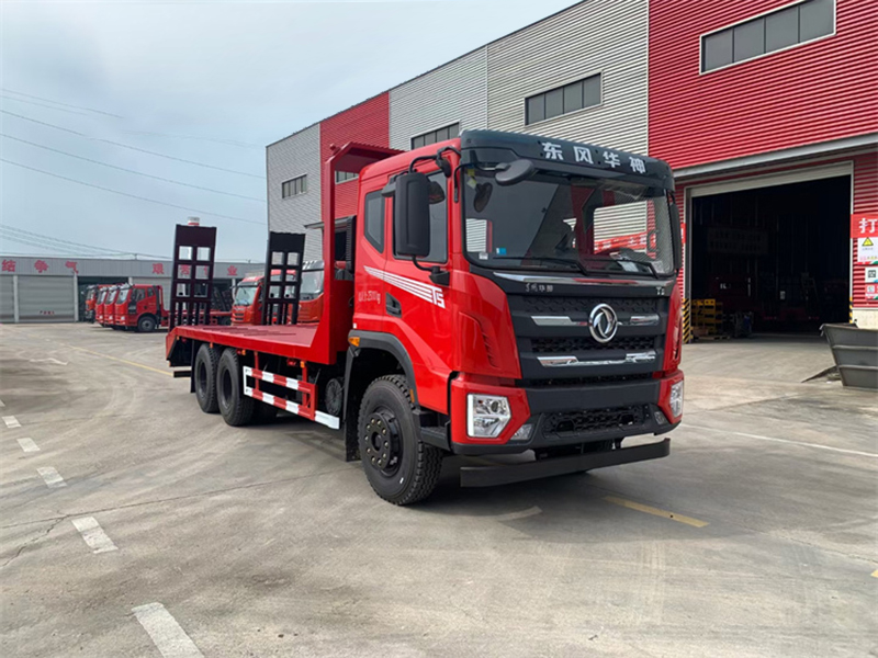 東風華神T5國六后八輪平板車